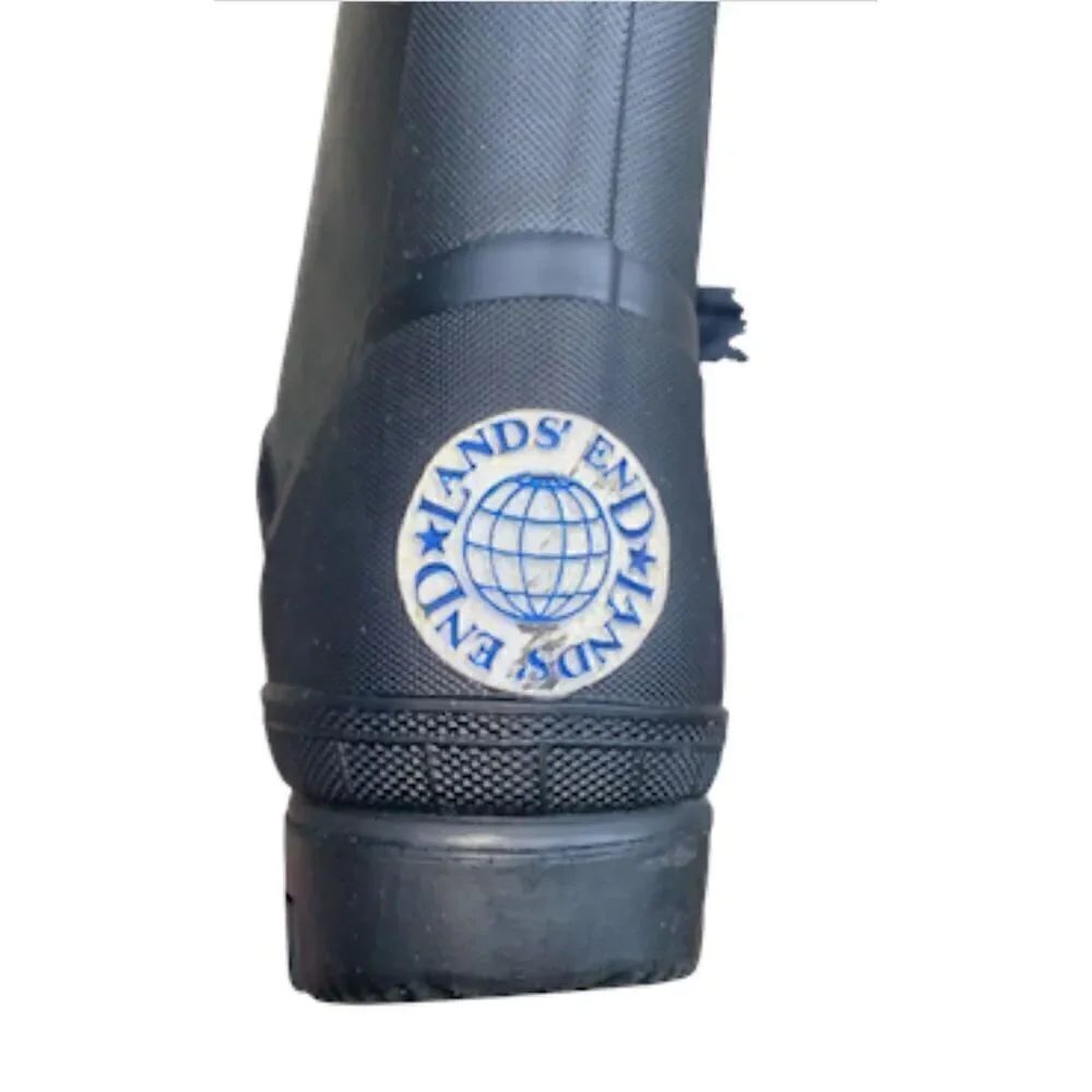 Lands End All Weather Snow  Boots Steel Shank Lined Sz. 1M